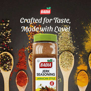 Badia Jerk Seasoning Jamaican Style, 24 oz, Ideal for Grilling and Marinating