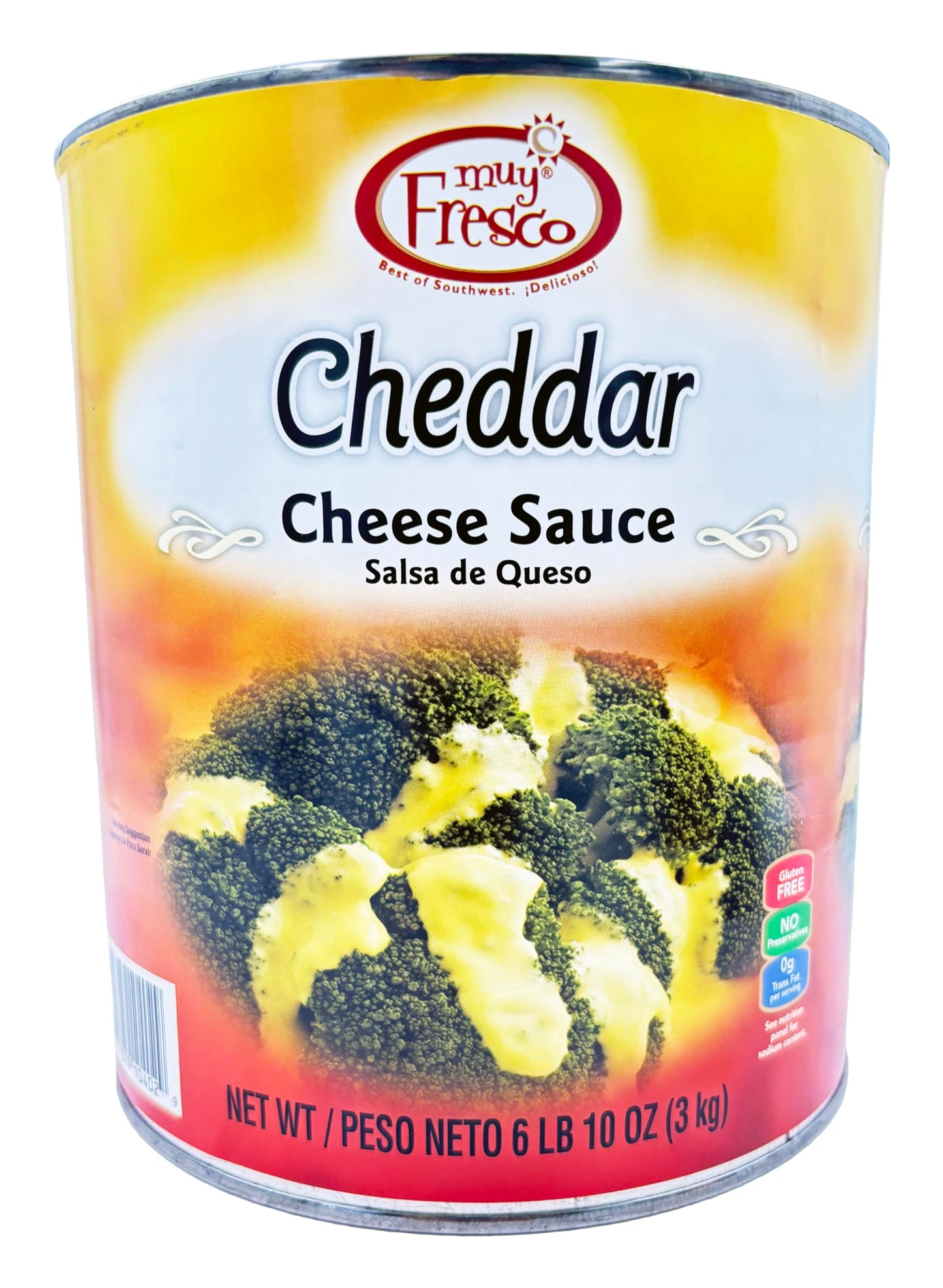 Muy Fresco Cheddar Cheese Sauce | Gluten Free | 6.63 lb