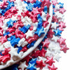 Se Si&Moos Edible Stars For Cake Decorating Red White Blue Sprinkles Fourth Of July Sprinkles Edible Patriotic Stars For Cookies