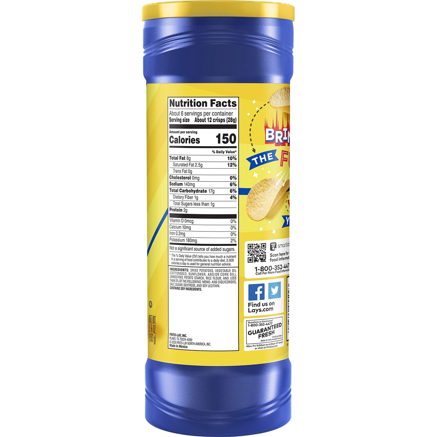 Lay'S Stax Lay'S Stax Origional, 5.75-Ounces (Pack Of 17)