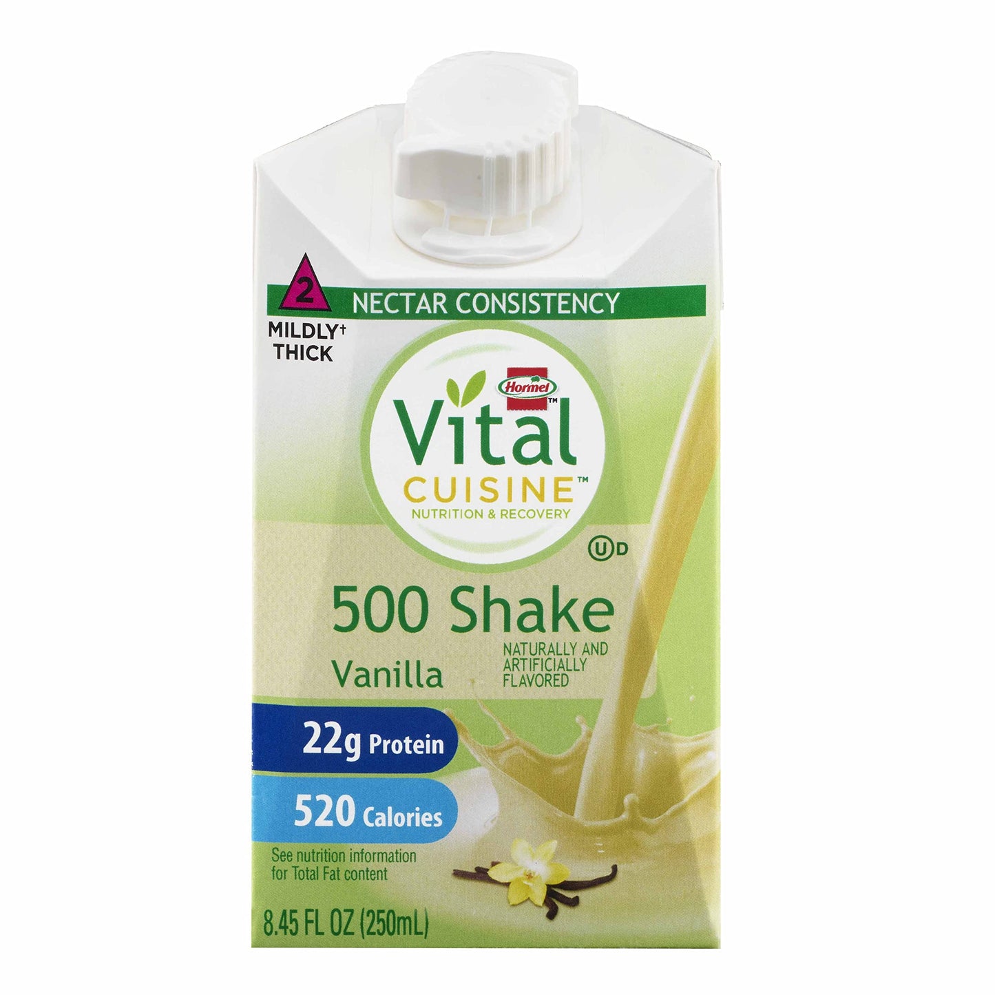 Vital Cuisine 500 Shake Vanilla, Case Of 27