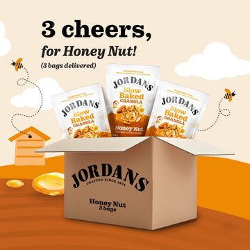 Jordans Slow Baked Granola | Honey Nut Slow-Baked Granola With Almonds, Hazelnuts And Honey | No Artificial Flavors, Colors, Or