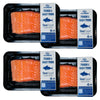 OCEANZEN:Premium Quality, Atlantic Salmon -4 Packs of (2 x 6 oz Fresh Skinless Fillets) Shipped Frozen,Sashimi Grade - Sustainab