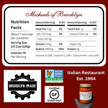 Michael'S Of Brooklyn Putanesca Sauce, 32 Oz