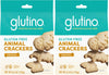Glutino Gluten Free Animal Crackers, Crunchy and Sweet, Original Flavor, 6 oz (Pack of 2)