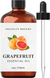 Brooklyn Botany Grapefruit Essential Oil - 100% Pure And Natural - Therapeutic Grade Essential Oil With Dropper - Grapefruit Oil