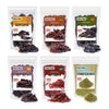RICO RICO Dried Peppers Bundle - Ancho, Arbol, Guajillo, Pasilla, Chipotle Morita & Mexican Oregano, 6 Pack, 24 Oz