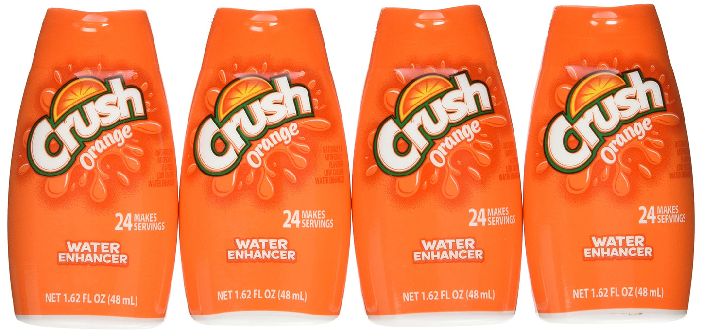 Crush Orange Liquid Water Enhancer, 1.62 Oz, 4 Count