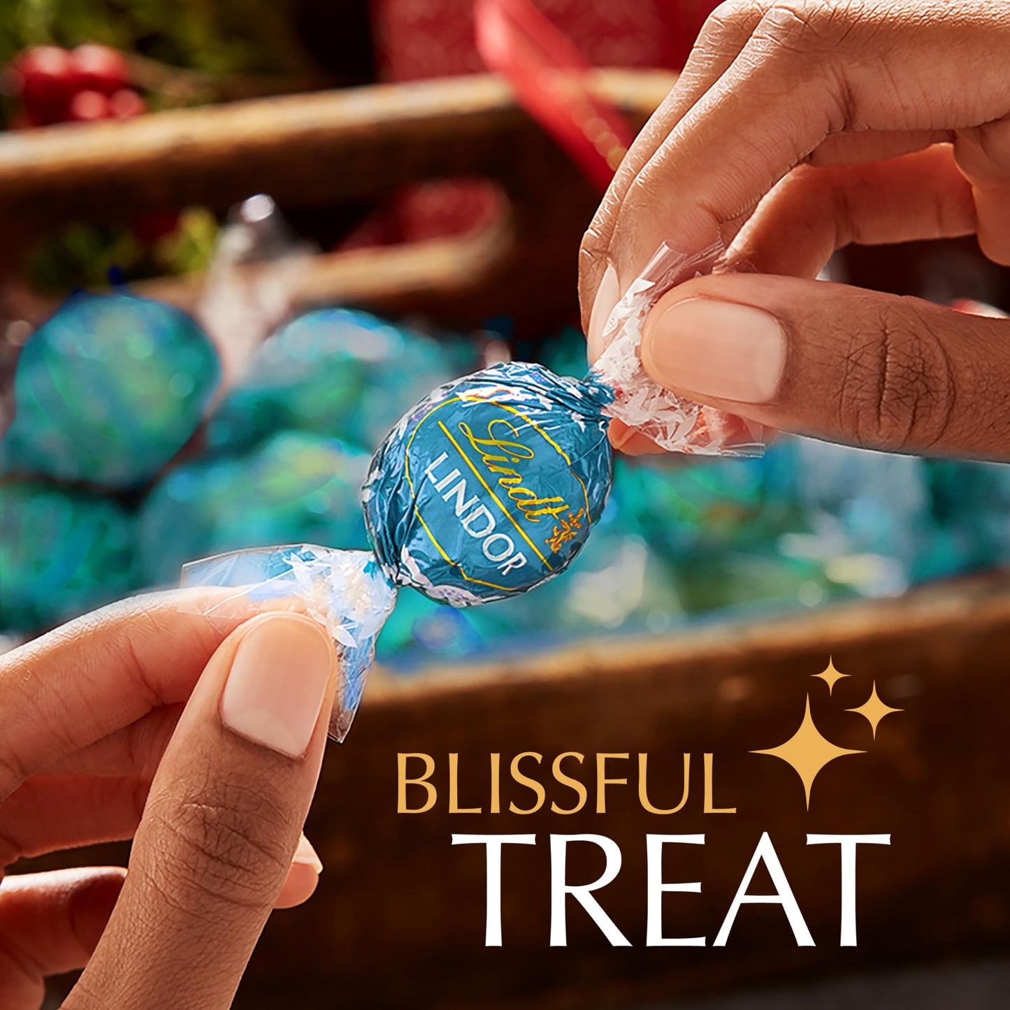 NEW: Lindt Lindor Milk Chocolate Salted Caramel Chocolate Gift Box, 200 g