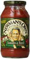 Newman's Own Tomato & Basil Pasta Sauce, 24 oz