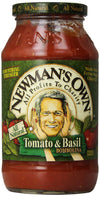 Newman's Own Tomato & Basil Pasta Sauce, 24 oz
