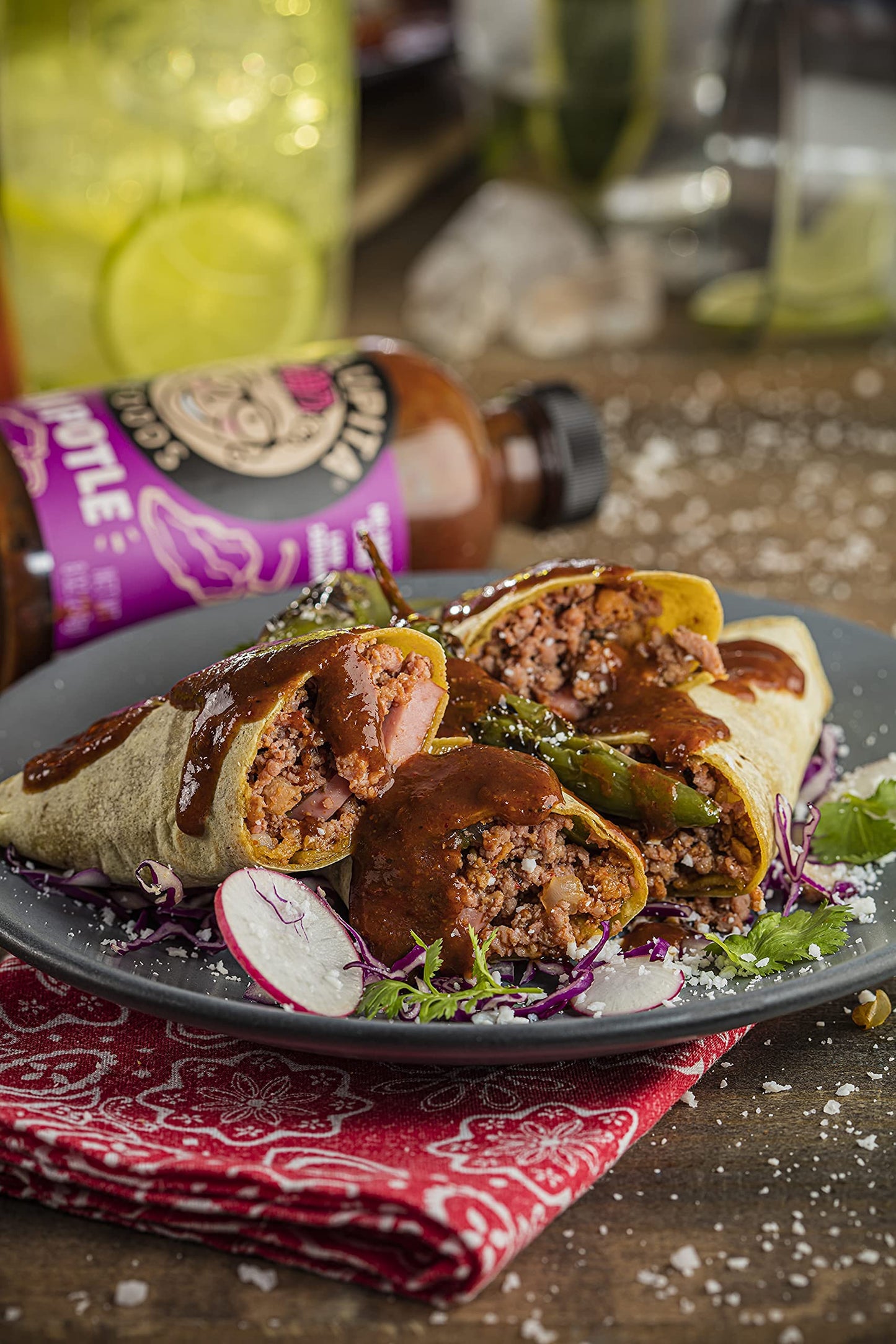Tia Lupita - Hot Sauce - Chipotle - Case of 12 - 8 oz.(D0102HXWEFT.)