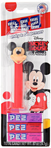 Pez Candy Mickey Mouse & Friends Assorted Dispenser Net Wt .87Oz