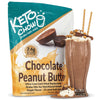 Keto Chow Chocolate Peanut Butter Keto Meal Replacement Shake Powder, 21 Servings, Low Carb, Protein Rich, Easy Meal Substitute