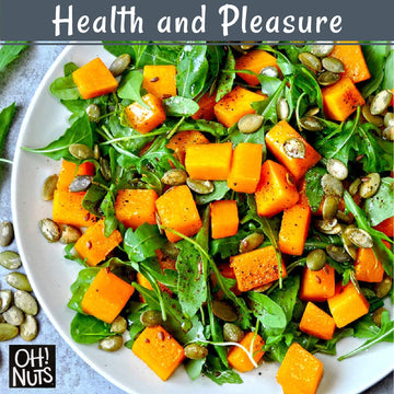 Oh! Nuts Pumpkin Seeds, Dry Roasted Unsalted, 2 lb, All-Natural Protein, Pepitas, Zip-Seal Bag for Freshness