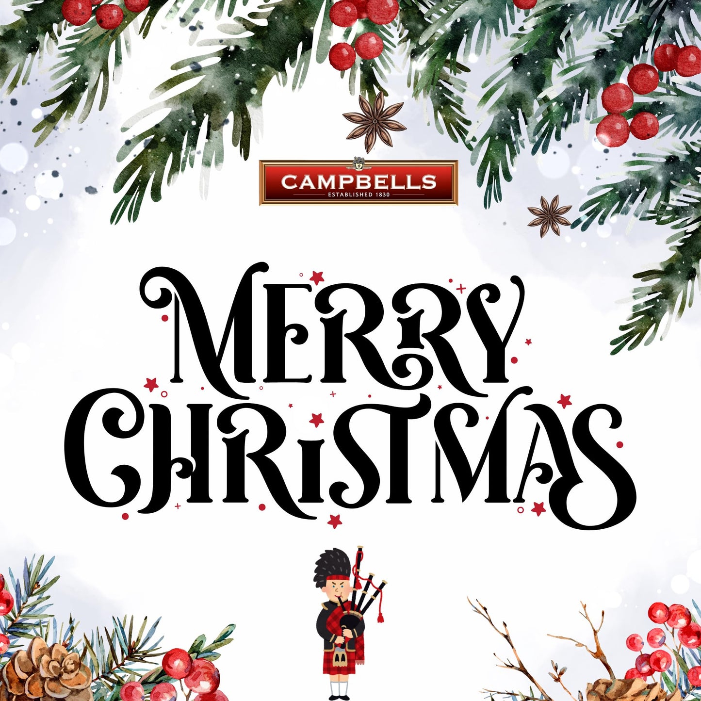 Campbells Shortbread Fingers Christmas Tin 3.2 Oz (90g) - Santa & Christmas Tree Decorative Gift Tin Pure Butter Scottish Shortbread Cookies from Scotland British Holiday Biscuits & Scottish
