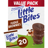 (Value Pack) Little Bites Fudge Brownies, 20 individual packs, (4 ct each), Real Chocolate Mini Muffins, 39 oz Multipack