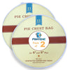 Fonteme Plastic Pie Crust Dough Rolling Bag - Set of 2 (11) | Non-Stick Mess Free Pie Crust Dough Shaper, Cookie, Pastry, Pizza,