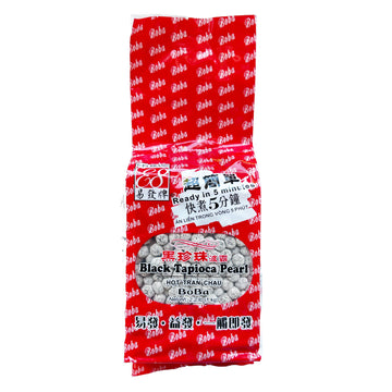 E-Fa Brand E8 Boba Black Tapioca Pearl, Fresh Boba Bubble Tea Ready In 5 Minutes, 2.2 Lb