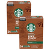 Starbucks Decaf Coffee K-Cup Pods, Pike Place, 24 Ct (Pack Of 2)