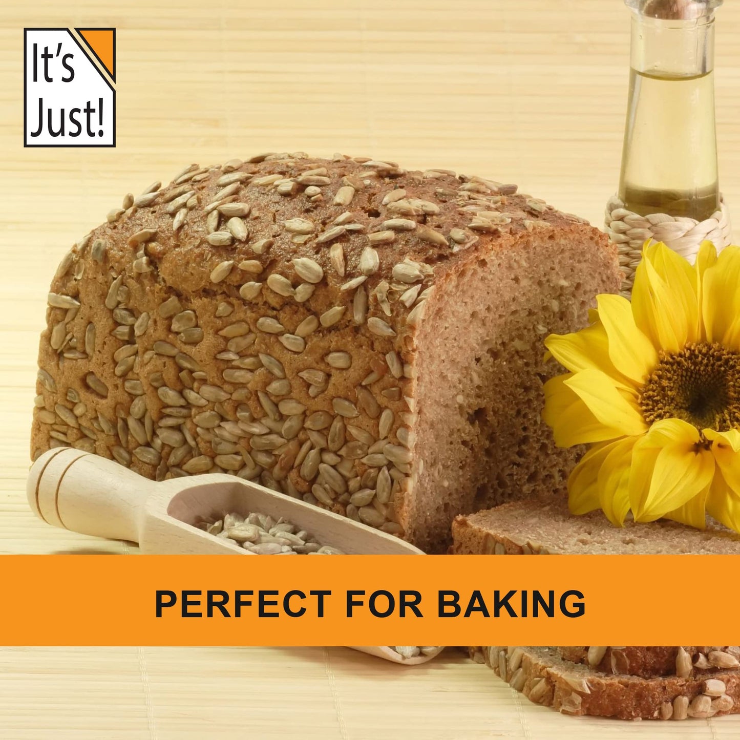 It'S Just - Raw Sunflower Seeds, 1.88Lbs, Product Of Bulgaria, Unsalted, Shelled, Perfect For Baking, 30Oz