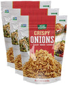 Fresh Gourmet Crispy Onions | 24 Ounce | Low Carb | Crunchy Snack and Salad Topper (Pack of 3)