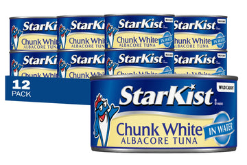 Starkist Chunk White Albacore Tuna In Water, 12 Oz, Pack Of 12