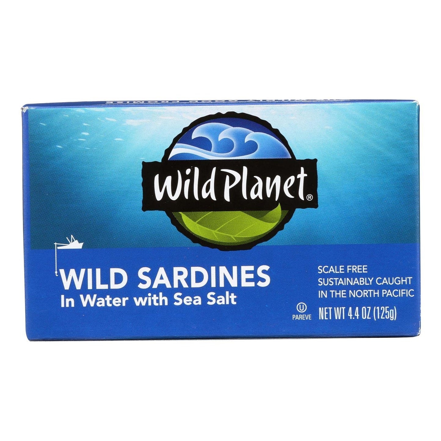 Wild Planet Wild Sardines in Spring Water - Case of 12-4.375 oz.12