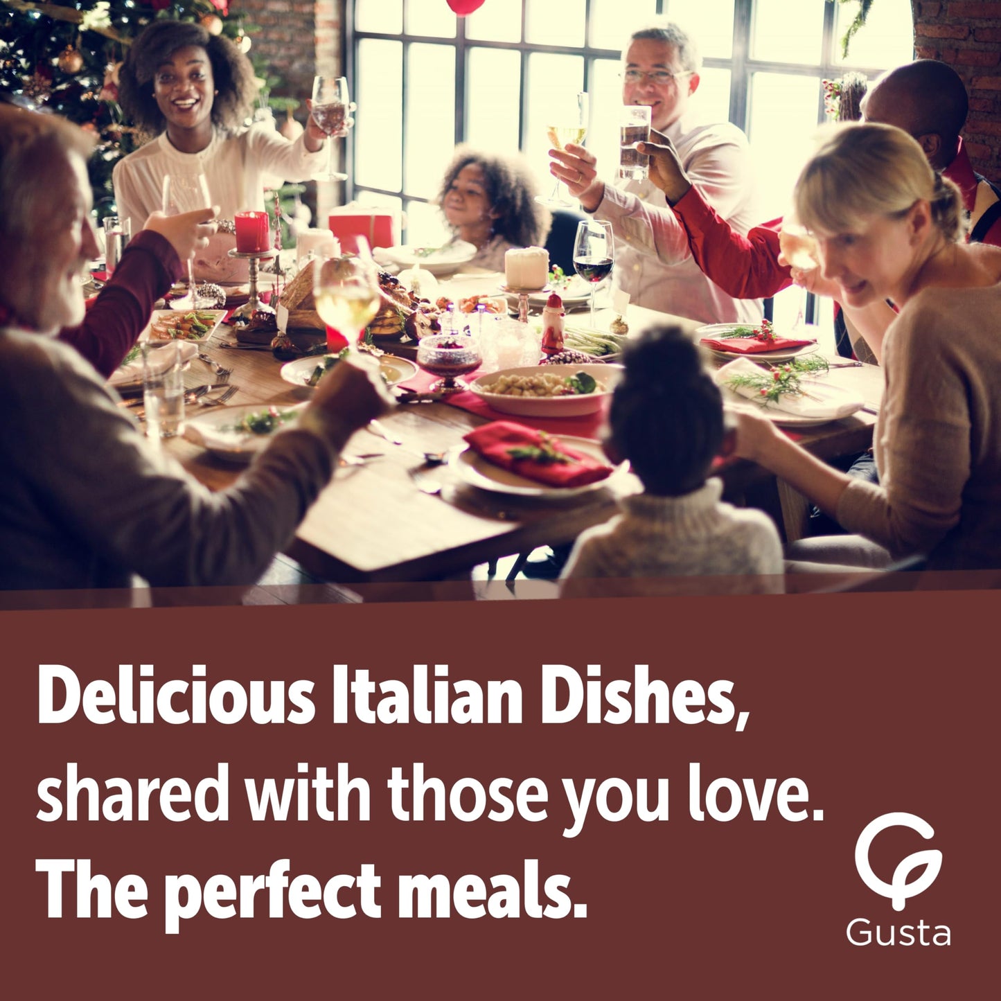 Gusta Italian Meal Kit Variety Pack - Easy-To-Prepare Authentic Italian Meals - For Gourmet Italian Food Lovers - Includes Risot