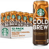 Starbucks Cold Brew Coffee, Salted Caramel Cream, 11 Fl Oz Cans (12 Pack), Premium Coffee Drink, Iced Coffee