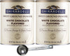 Ghirardelli Sweet Ground White Chocolate Gourmet Flavored Powder 3.12 Pound (Pack Of 2) With Ghirardelli Stamped Barista Spoon