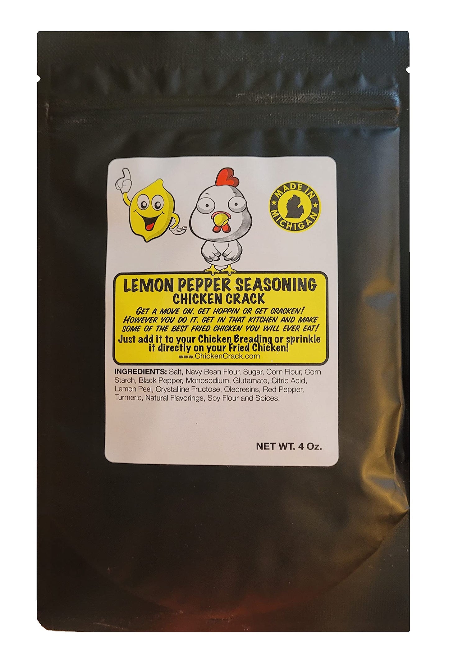 Chickencrack Chicken Crack: 3 Lemon Pepper Seasonings, 4 Ounce (Pack Of 3)