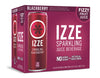 IZZE Sparkling Juice Beverage Blend, Blackberry, No Sugar Added, 8.4 FL OZ, 6 Cans