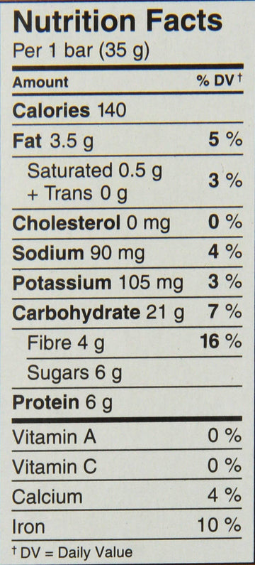 Kashi Chewy Granola Bars, Dark Mocha Almond, 5 Count, 175g/6.17oz, Imported from Canada