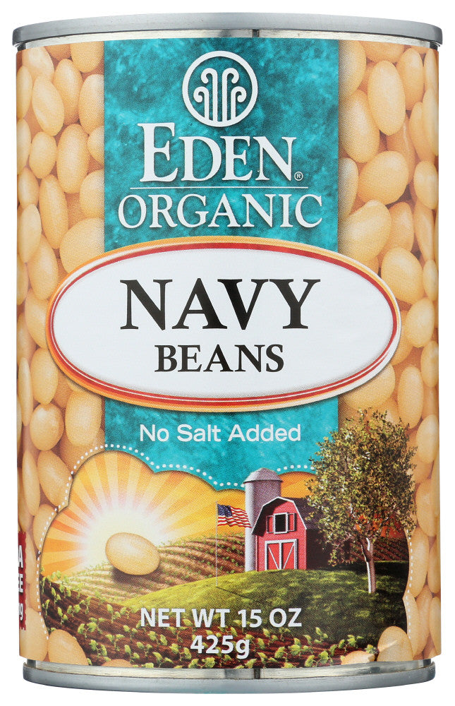 Eden Foods Navy Beans Can (12X15 Oz)