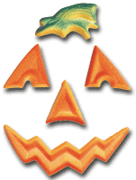 Pumpkin Face Set- *Small* 5 pcs - 96 sets