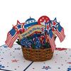 Americana Basket 5''x7'' Card