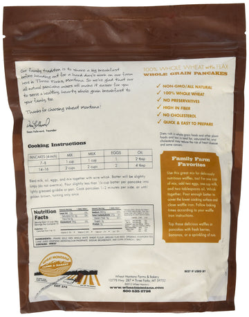 Wheat Montana Mix Pancke 100% Whl Wht