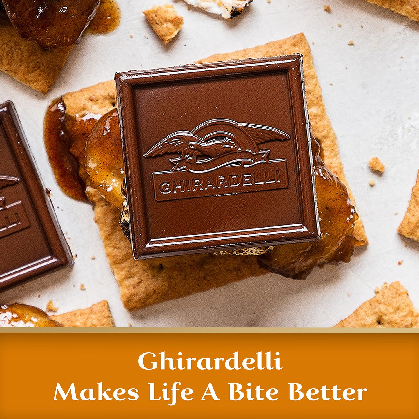Ghirardelli Milk Chocolate Squares With Caramel Filling, Holiday Chocolate For Holiday Gifts And Stocking Stuffers, 5.32 Oz Bag