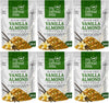 Mycerealmix Sugar Free Granola Vanilla Almond 6-Pack Bulk 144Oz - Keto High Fiber Diaplayic Cereal Plant Based Gluten Free Monk Fruit Value Bagged Healthy Snack No Erythritol Meal Prep