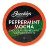 Brooklyn Beans Peppermint Mocha Coffee Pods for Keurig K-Cup malt-inspired 40 Count Single-Serve Pods Flavor Enhanced Minty Chocolate Coffee