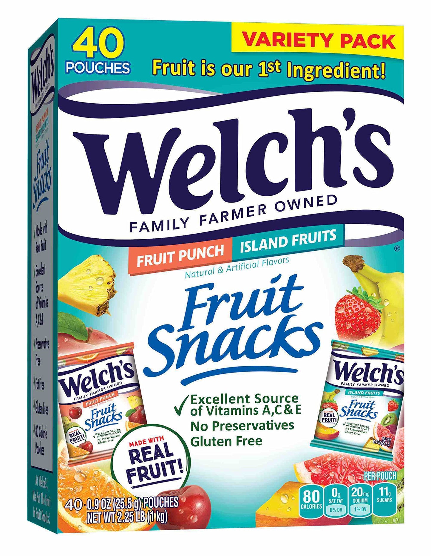 Old Version: Welch'S Fruit Punch & Island Fruits, 40Ct