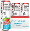 LIFEAID FOCUSAID Nootropics Blend, 100mg Natural Caffeine, Keto-Friendly, 12 Fl Oz (Pack of 12)
