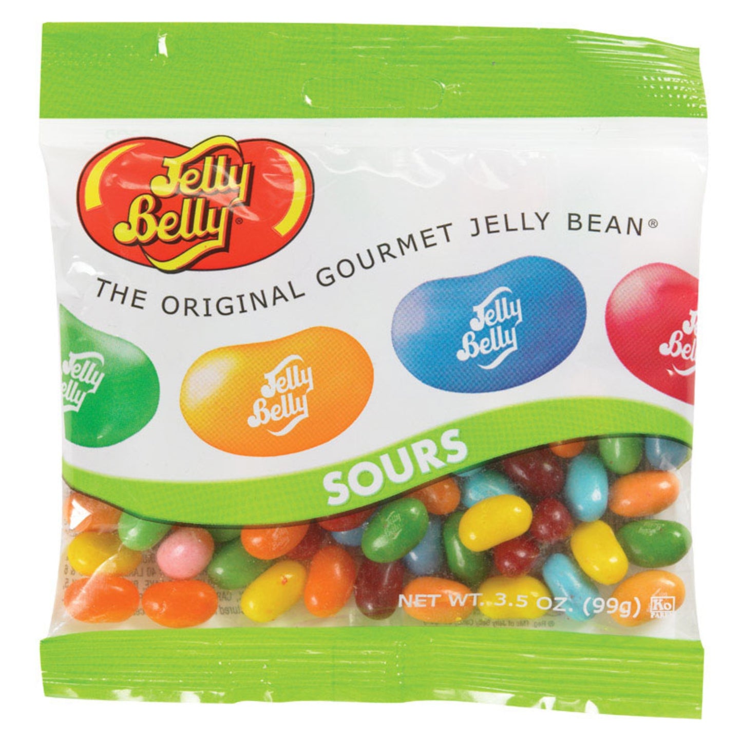 Sour Jelly Bean3.5Oz Bag (Pack Of 12)