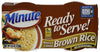 Minute Ready to Serve Natural Whole Grain Brown Rice 2 - 4.4 oz cups (Pack of 8)
