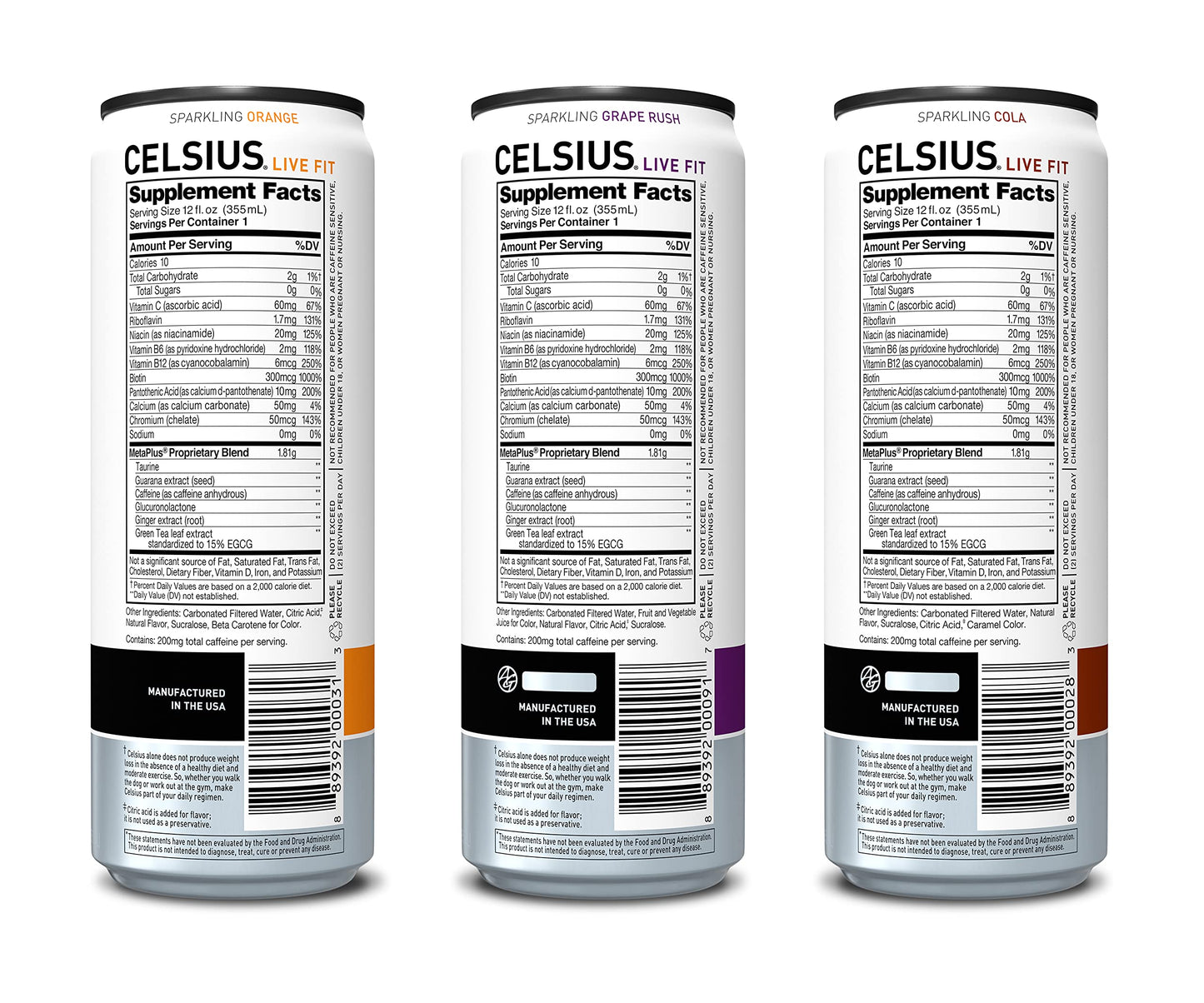 CELSIUS Sparkling Classic Pop Pack, Functional Essential Energy Drink 12 Fl Oz (Pack of 12)