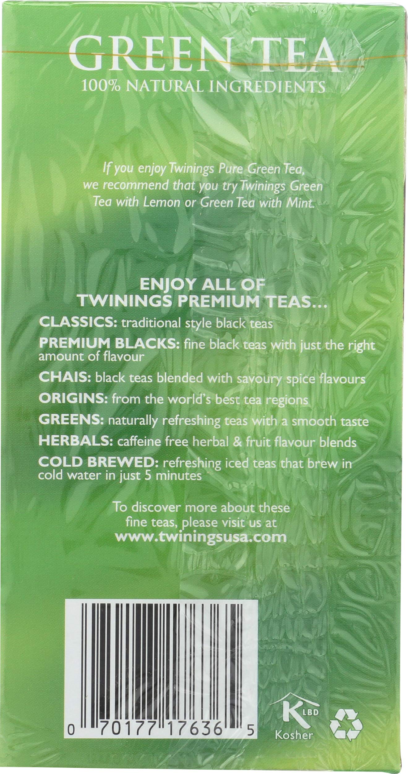 Twinings Of London Green Tea (Box Of 20)