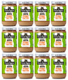 Once Again Organic Creamy Peanut Butter, 16Oz - Lightly Salted, Unsweetened - Usda Organic, Gluten Free Certified, Vegan, Kosher - Glass Jar - Case Of 12