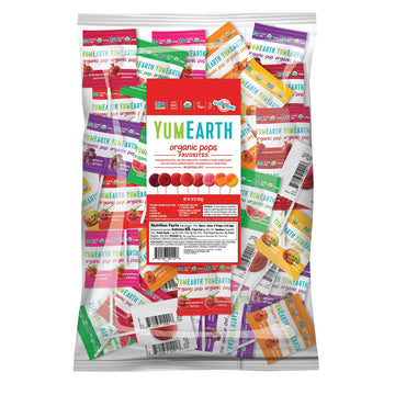 Yumearth Organic Lollipops, Variety Pack, 4.25 Lb (Pack Of 1) - Allergy Friendly, Non Gmo, Gluten Free, Vegan (Packaging May Var