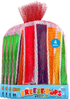 Glicks Freeze Pop Assorted Flavors, Low Calorie Frozen Ice Pops, 96 Count